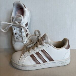 adidas Kids Shoes - White and Brown